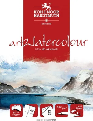 Immagine prodotto di Artwatercolour block A5 12 fogli 300G.