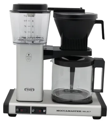 Zdjęcie produktu dla Moccamaster KBG 741, Przelewowy ekspres do kawy, 1,25 l, 1520 W, Czarny, Stal nierdzewna