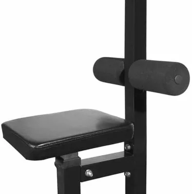 Produktbild von Kraftstation mit Langhantel- und Kurzhantelset, 30,5 kg, für Muskelaufbau und Krafttraining im Homegym mit verstellbarer Hantelbank und Rack