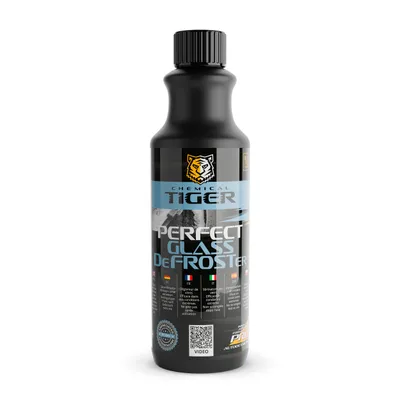 Obrázek produktu pro CHEMICAL TIGER - Odmrazovací sprej na auta - Odmrazování čelního skla až do -60 °C Lze použít na lak a gumové díly - Perfect Glass DeFROSTer 500 ml