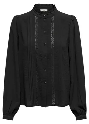 Produktbild von Bluse Spitze Rüschen Langarm voluminöser Armschnitt | 38