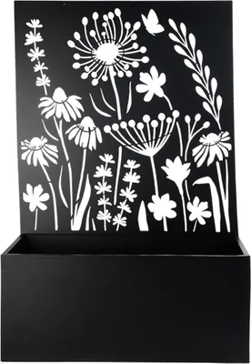 Produktbild von Pflanzkübel Raumteiler Esschert’s Garden Blumen Metall 100 x 39 x 140,5 cm schwarz inkl. Rankgitter