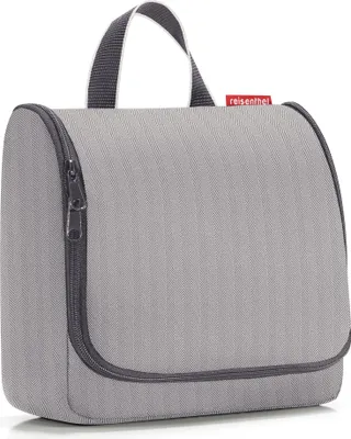 Produktbild von reisenthel toiletbag Kosmetiktasche Waschtasche herringbone grey WH7074