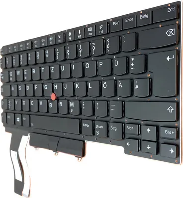 Immagine prodotto di Tastiera DE-Black con Trackpoint compatibile per Lenovo ThinkPad E14 (20RA001LGE)