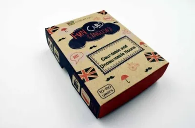 Productafbeelding van Fun Card English Countable and Uncountable Nouns - Paweł Dwornik (Bildungsspiele)