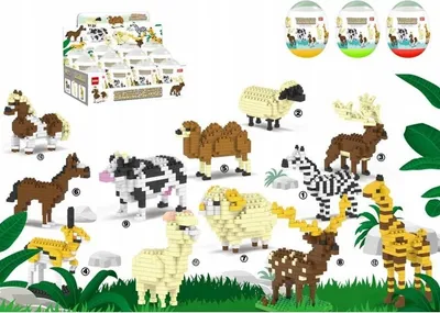 Immagine prodotto di Mini blocchi da costruzione animali (giocattolo)