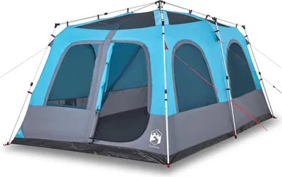 Produktbild von vidaXL Kuppel-Familienzelt 8 Personen Blau Quick Release
