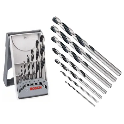 Obrázek produktu pro Bosch 2 608 577 347, Vrtačka, Spirálový vrták, Litina, Ocel, 135°, Vysokorychlostní ocel (HSS), Válcovitá stopka