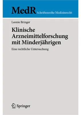 Obrázek produktu pro Klinische Arzneimittelforschung mit Minderjährigen