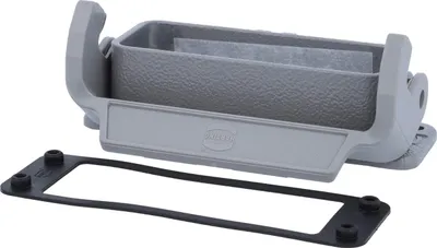Produktbild von HARTING Han 16A Anbaugehäuse mit 1 Längsbügel 1 Easy Lock Verriegelungsbügel - 1 Stück