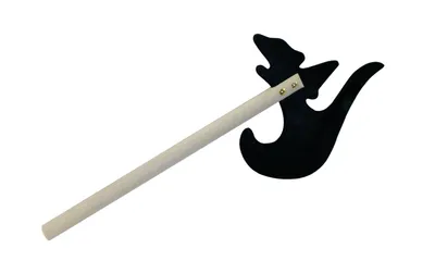 Produktbild von Spielzeug-Streitaxt schwarz für kleine Ritter