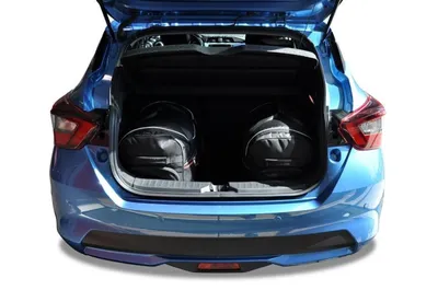 Produktbild von Nissan Micra 2017+ Kofferraumtaschen Set 3 Stk