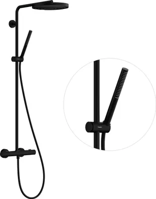 Immagine prodotto di hansgrohe Pulsify S PURO Système de douche 260, 1jet, Ecostat Fine, EcoSmart, douchette à main 1jet, 24223670, 24223670