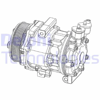Image de Compresseur de climatisation DELPHI CS20351