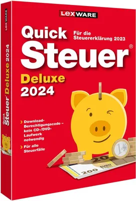 Produktbild von Lexware QuickSteuer Deluxe 2024 - Finanzen/Steuer - Deutsch