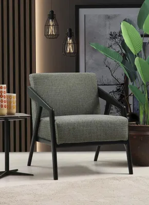Produktbild von Sessel Sitzer Wohnzimmer 1 Sitz Stoff Polyester Stil Modern Design Luxus Neu