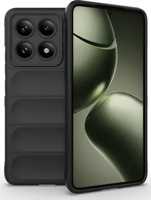 Produktbild von Mobigear Bumpy  Xiaomi 14T Hülle Flexibles TPU Backcover - Schwarz