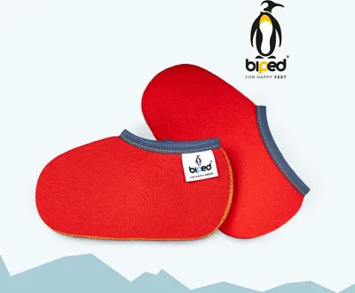Produktbild von biped Kinder Stiefelsocken ZWERGPINGUIN rot z2742(25 - 26)