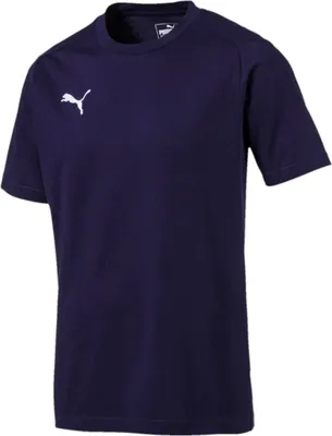 Produktbild von Liga Casuals Tee Jr., Größe:164, Farben:Peacoat-Puma White