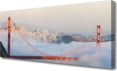 Produktbild von Tulup Leinwand-Bilder 125x50 Wandbild Canvas Kunstdruck Brücken Architektur
