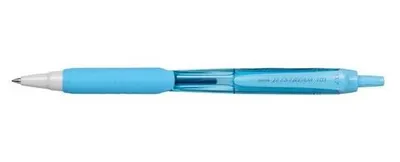 Obrázok produktu pre Guľôčkové pero, 0,38 mm, stláčací mechanizmus, UNI "SXN-101FL ", vodovo modré