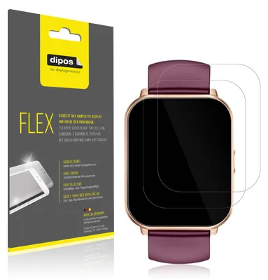 Produktbild von 2x dipos Flex HUAKUA 1.85 Zoll Smartwatch