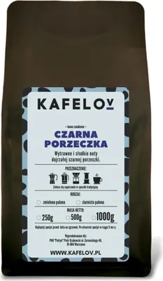 Produktbild von KAFELOV | Kaffeebohnen schwarze Johannisbeeren 1000G - 100% Arabika - Aromatisch und ausgewogen