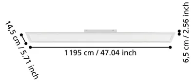 Produktbild von EGLO Moradillo, 1 Glühbirne(n), LED, 3700 lm, IP20, Weiß