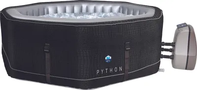 Produktbild von JUNG Python Spa Whirlpool Ø 185cm – Selbstaufblasbarer, beheizter Outdoor & Indoor Pool für 5 Personen – Energieeffizient (A), Leise