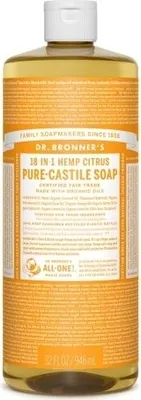 Image de Bronners 18in1 Savon naturel liquide Agrumes-Orange 945 ml