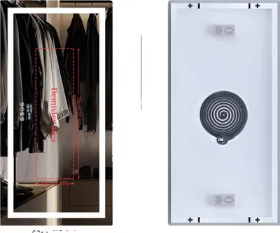 Immagine prodotto di Specchio da bagno, altoparlante Bluetooth, funzione antiappannamento, 1200x600mm, 1200x600mm