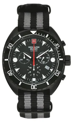 Image de Swiss Alpine Military Montre homme Chrono analogique à quartz 7066.9677SAM bracelet en nylon