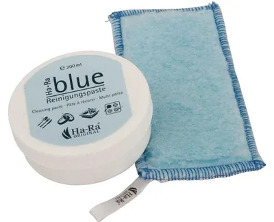 Produktbild von Ha-Ra Kombi-Set blue Reinigungspaste 200 ml und blue Reinigungstuch 7 x 15 cm