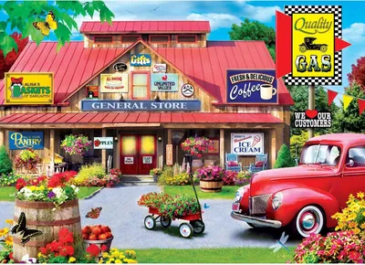 Produktbild von Master Pieces Puzzle General Store Nostalgie 1000 Teile Puzzle