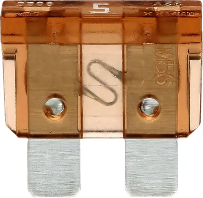 Flachsicherung Standard, 5 A, beige, 1 Stück