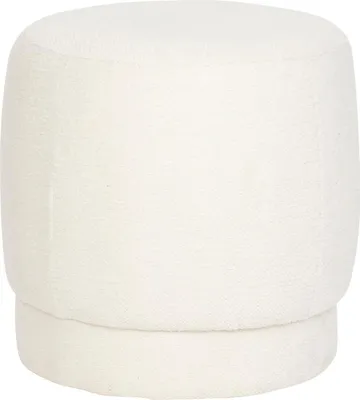 Obrázek produktu pro Čalouněný kulatý puf AMEA bouclé, Ø 39 cm