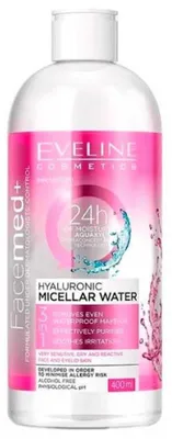 Produktbild von EVELINE Facemed+ 3-in-1 Hyaluronic Micellar Solution für sehr empfindliche Haut 400ml