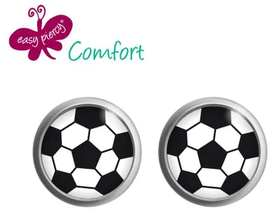 Produktbild von Medizinische Ohrringe Kinder Fußball Ohrstecker