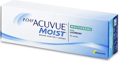 Produktbild von 1-DAY ACUVUE MOIST MULTIFOCAL - 30 daily lenses - Sph: -3.5, Add: +1.25 low, BC: 8.4, D: 14.3