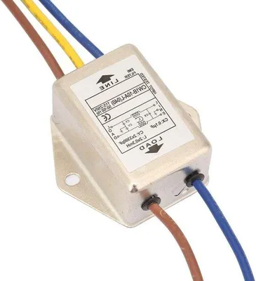 Image de Filtre d'alimentation monophasé 125/250 V avec protection EMI