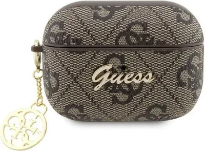 Produktbild von Guess Airpods Pro 2 4G Hülle Charms Braun
