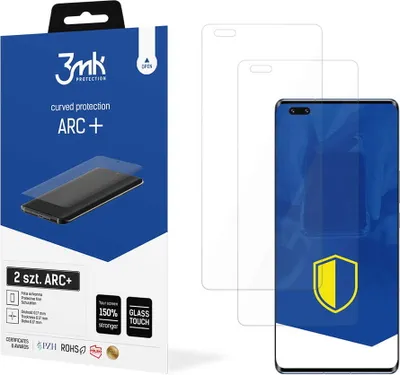 Produktbild von 3mk Display Schutzfolie ARC+ für Honor 9  0,17mm Self-Heal (2 Stück)