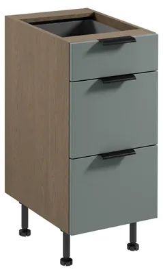 Immagine prodotto di Mobiletto con cassetti SALERNO - larghezza 40 cm, blu tempesta / verde