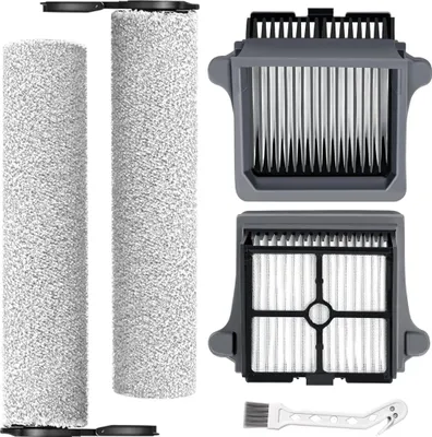Produktbild von Kompatibel mit Tineco Floor ONE S7 Dampf-Nass- und Trockensauger-Ersatzteilen, 2 Walzenbürsten, 2 Filter, 1 Reinigungsbürste