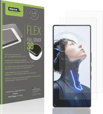 Immagine prodotto di 2x Pellicola protettiva opaca per Nubia Red Magic 11 Pro Protezione Antiurto Anti-Shock