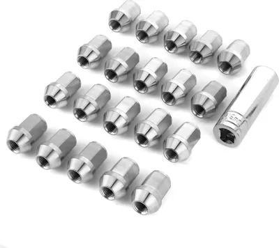 Immagine prodotto di 20 pezzi dadi ruota in acciaio inox M12x1,5 filettatura universale auto accessori auto