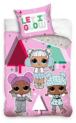 Produktbild von L.O.L. Surprise! - Let it glow - Wende-Bettwäsche-Set, 135x200, LOL