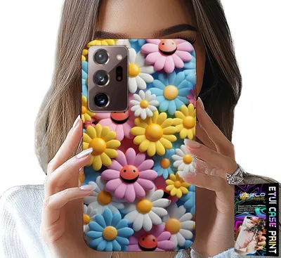Obrázek produktu pro Pouzdro Pro Samsung Note 20 Ultra - Pouzdro S Barevnými Květy, Sedmikrásky
