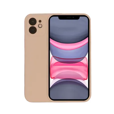 Immagine prodotto di Custodia per iPhone 11 in silicone - Custodia in silicone Backcover - Beige