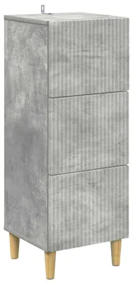 Zdjęcie produktu dla Szafka z Szufladami Betonowy szary 33 x 34,5 x 90 cm
